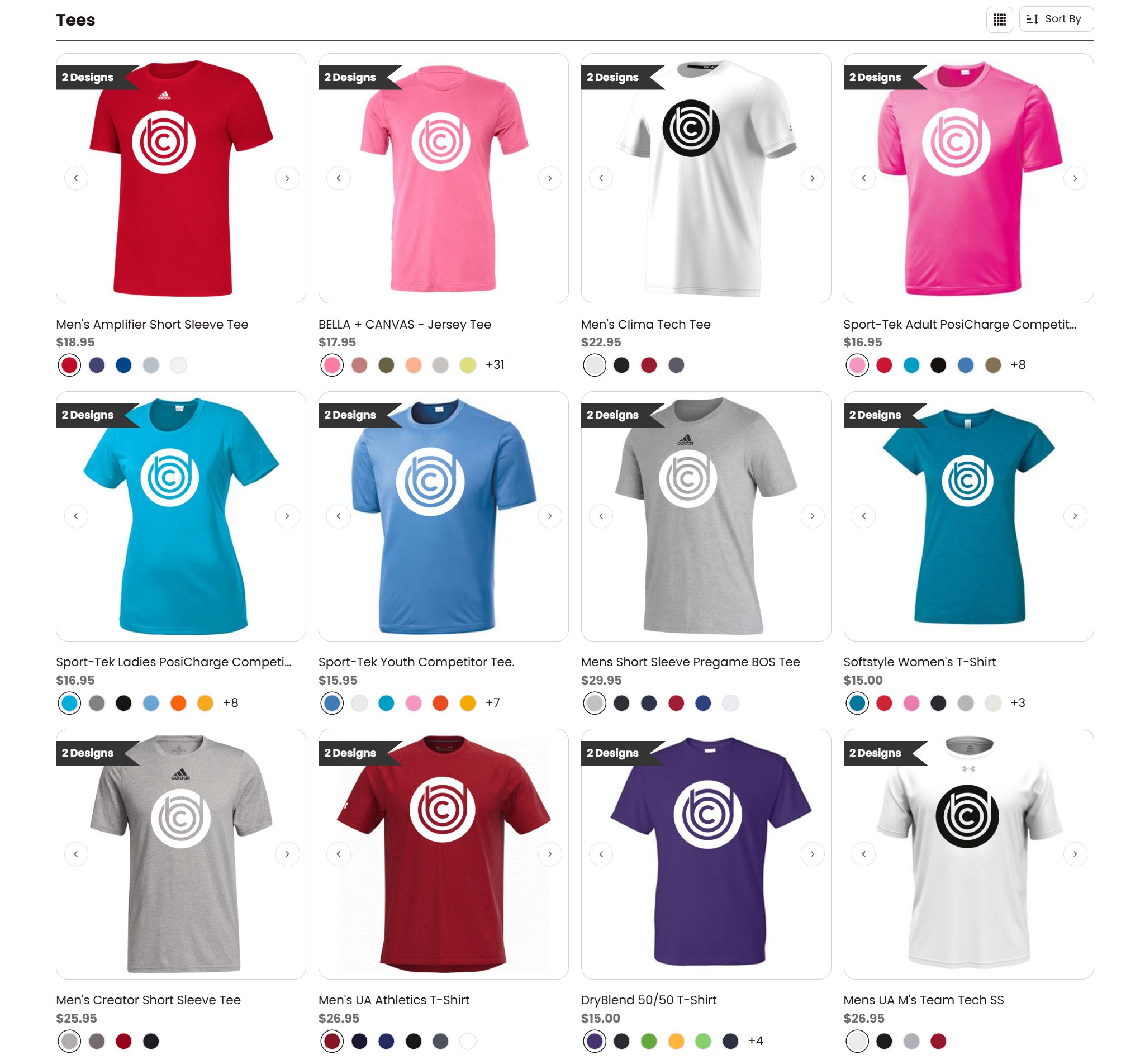 Dallas Bay Church custom apparel store
